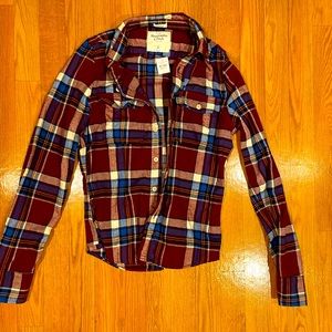 Abercrombie and Fitch Mens Plaid size Large